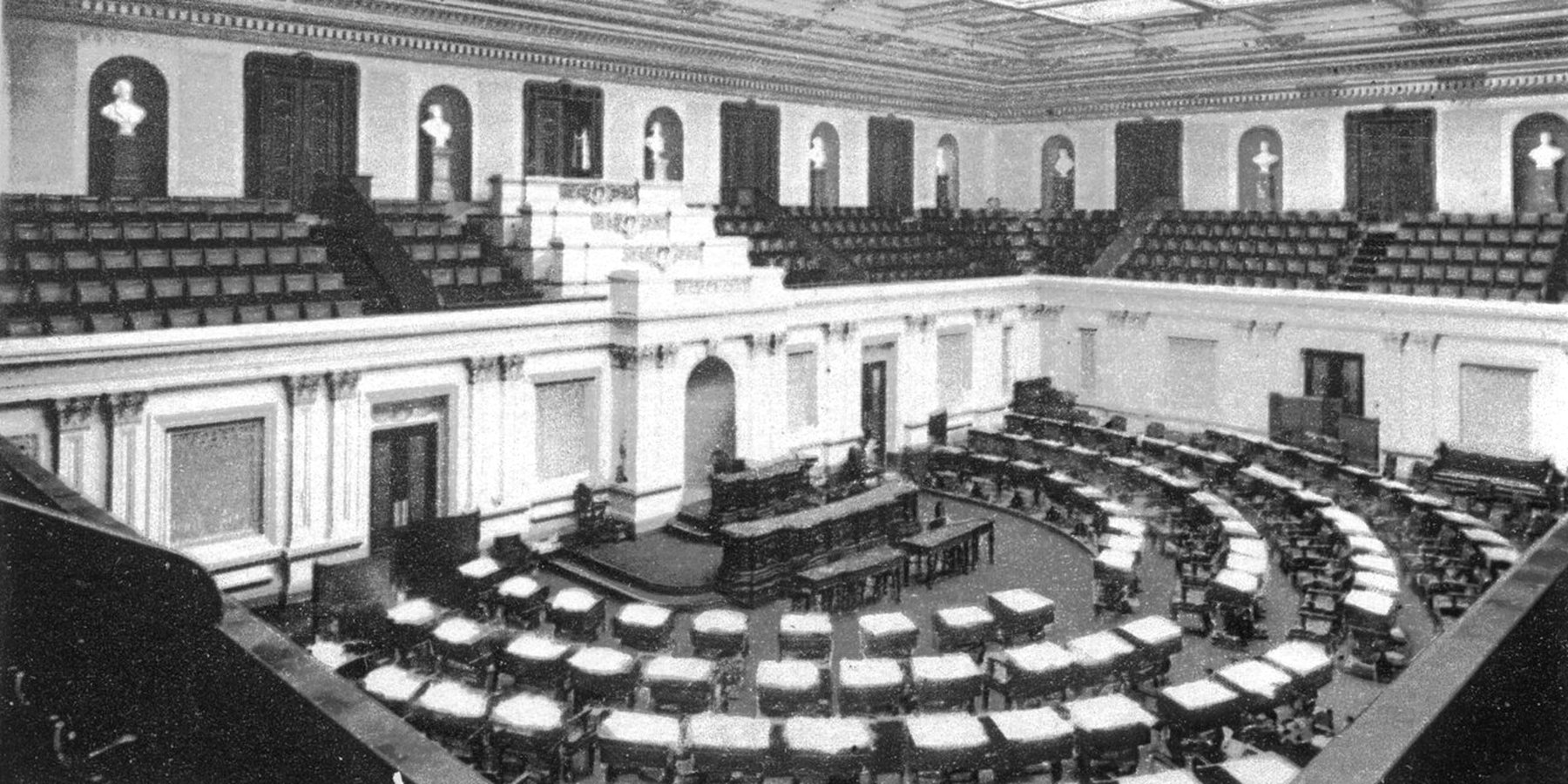 The Senate chamber in the United States Capitol